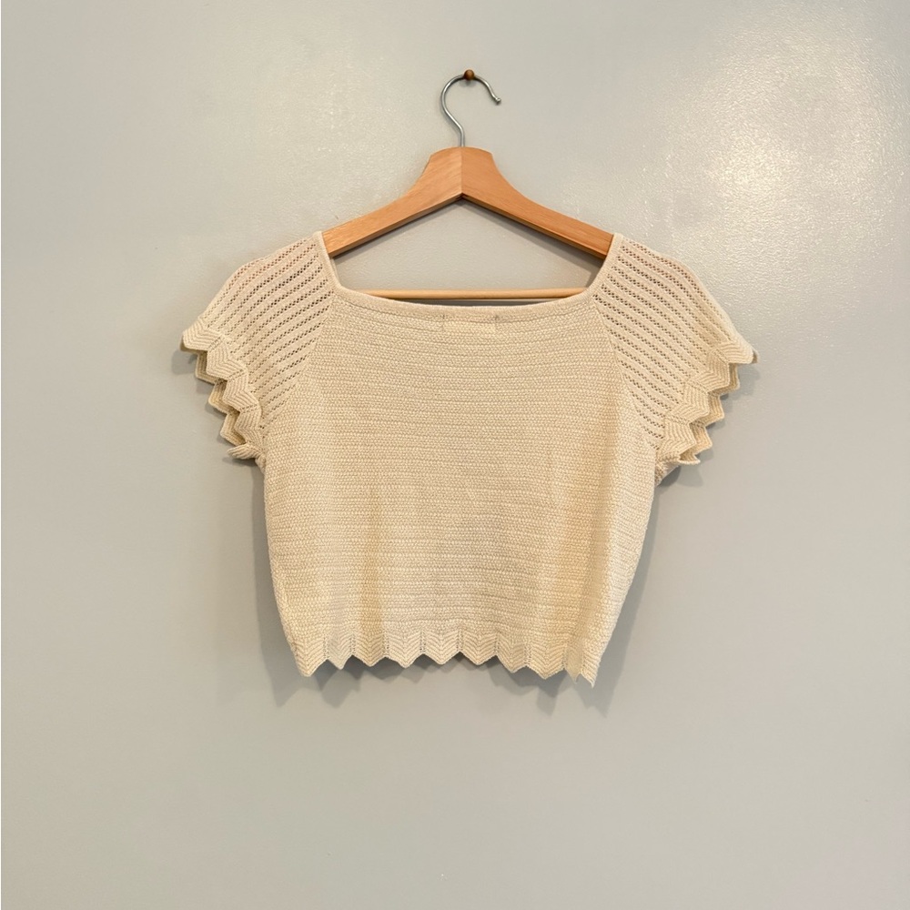 Altar'd State Knit Crop Top - Picture 3 of 4